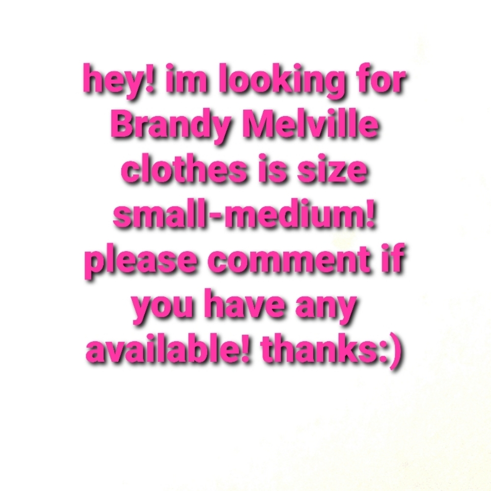 IM LOOKING FOR BRANDY CLOTHES